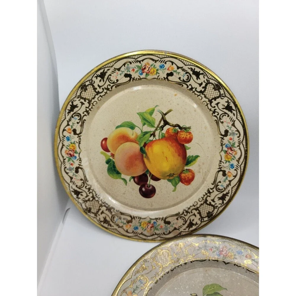 Daher Decorated Ware Tin Plate Tray Fruit 8